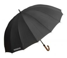 Зонт-трость Nissan Stick Umbrella, Extra Strong, Black
